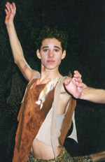 as Puck in A Midsummer Nights' Dream
